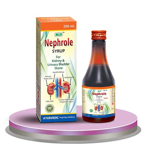 Nephrole Syrup for Kidney & Urinary Bladder Stone – 200 ml