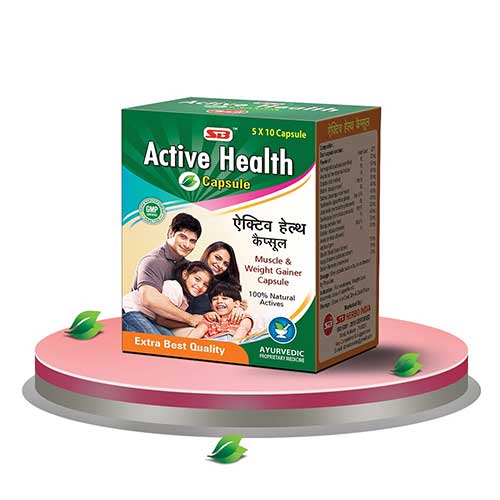 Active Health Natural Actives Muscle and Weight Gain Capsules